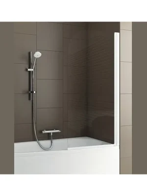Must-Have Santech Modern1 vanová 1-dílná zástěna 78 x 140 cm, čiré sklo, rám matný Elox, VZA1MO78