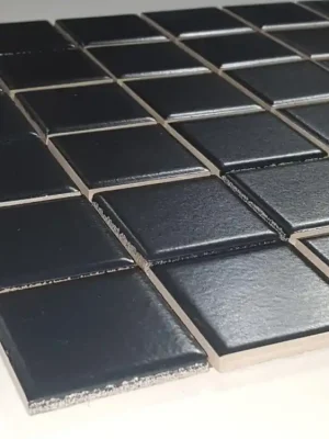 Mozaika černá 30x30cm celá plástev, 36 kusů, matná Beste Prijs