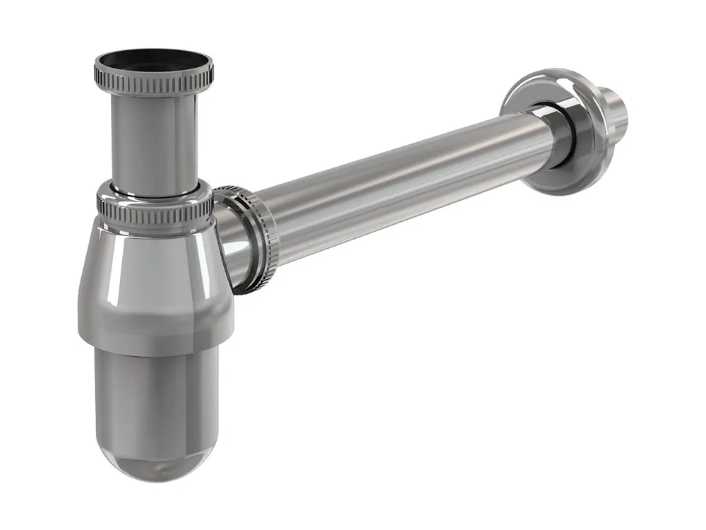 Dagaanbieding AlcaPlast Sifon umyvadlový DN32 s převlečnou maticí 5/4", kov, A431