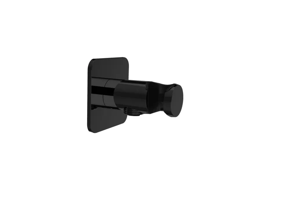 Betaalbaar Sanjet INFINITY BLACK Vyústění sprchy s držákem sprchy, mosaz, černá, E095041B