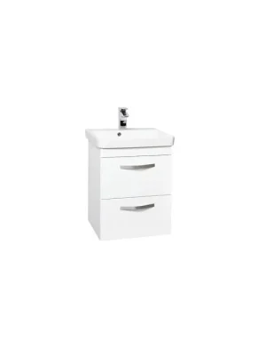 Lage Prijs Krajcar LX-Luxury Koupelnová skříňka s úzkým keramickým umyvadlem 55x37x65 cm, LXT55