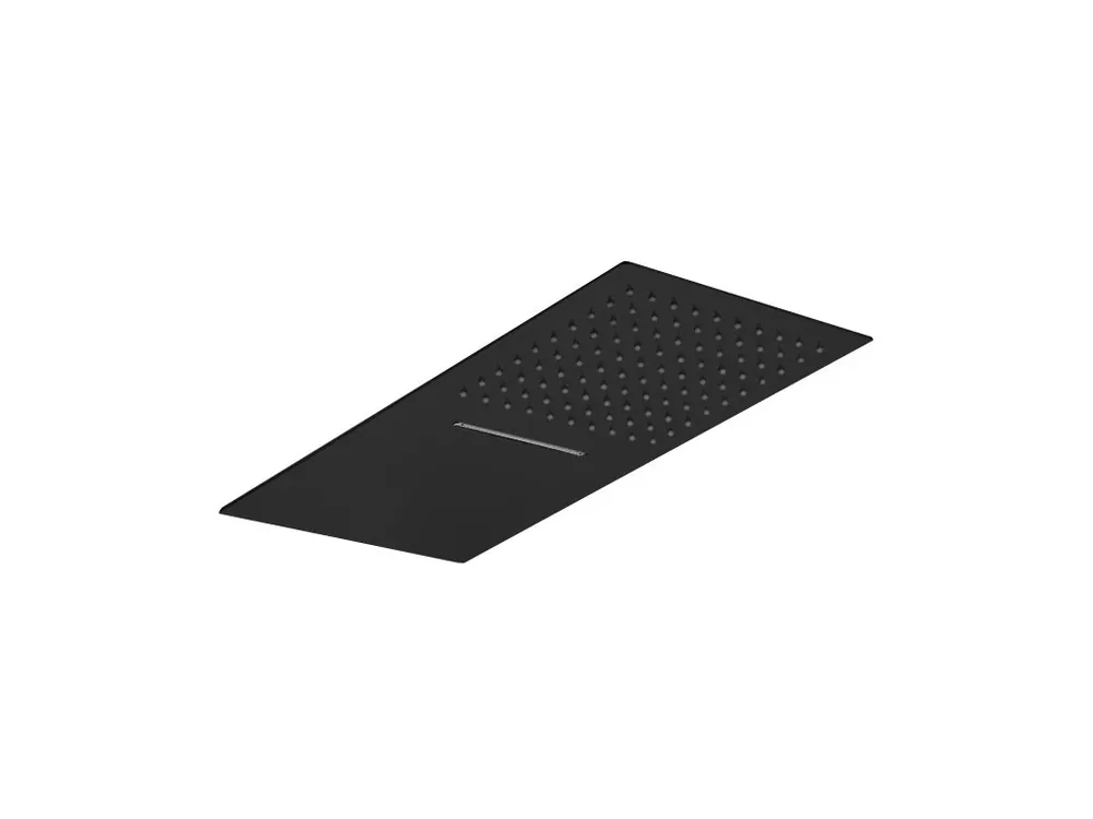 Sanjet FLAT BLACK Sprcha s vodopádem matná černá, 50x25x0,5 cm, 350UFCANO Gereduceerde Prijs
