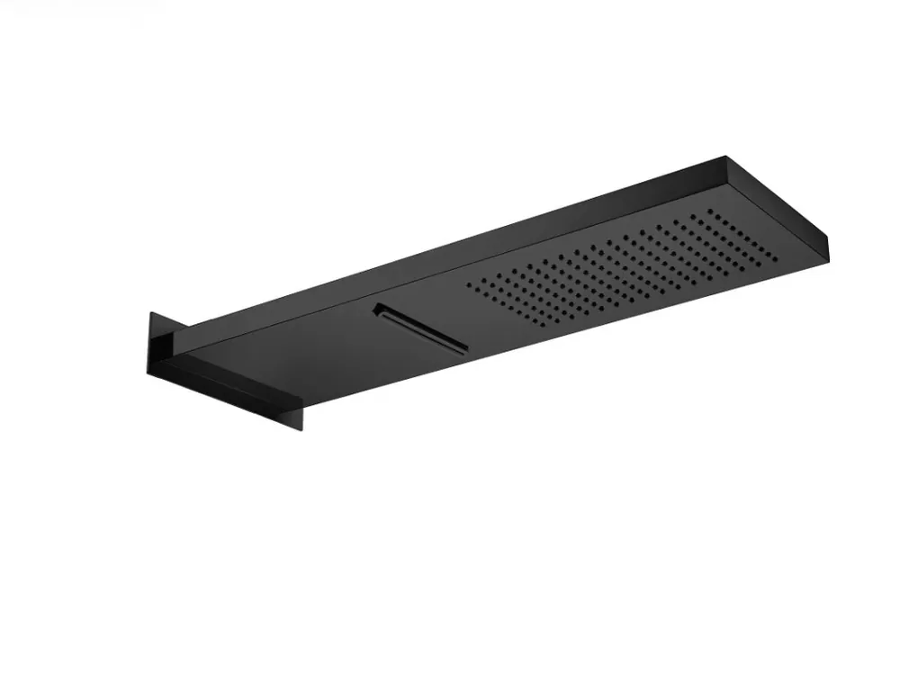 Sanjet BLACK Sprcha s vodopádem 54x16,5x2,3 cm, černá matná, E044199B Koop Vandaag