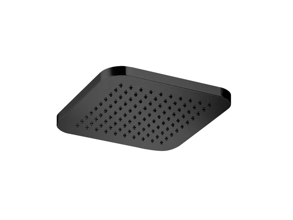 Hete Deal Sanjet INFINITY BLACK Sprcha EcoAir 22x22 cm, mosaz, černá matná, E044117B