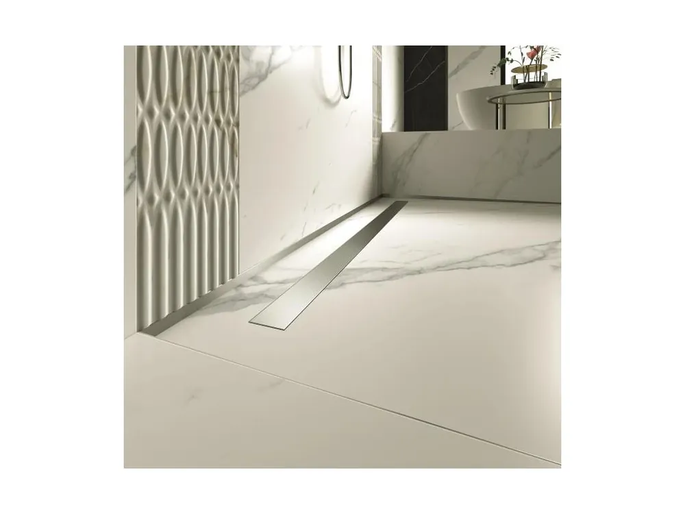 Profilpas Drain Aqua Flat Cover Sprchový rošt 80 cm, broušená nerezová ocel, 22144 Superprijs