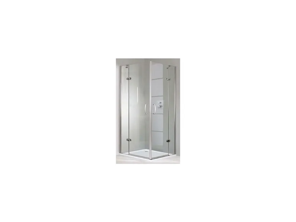 Tijdelijk Beschikbaar Hüppe Aura Sprchový kout obdelníkový 100x80cm, otvírací dveře, aluchrom, sklo čiré, 400403092322 + 400301092322
