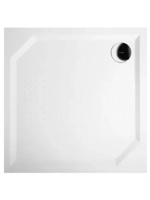 ANETA90 sprchová vanička z litého mramoru, čtverec 90x90cm, bílá Speciale Aanbieding