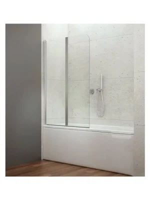 Express Levering WILA vanová zástěna 900x1400mm skládací, chrom, čiré sklo
