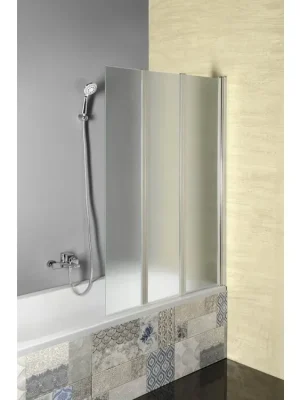 Dagaanbieding VANDA vanová zástěna skládací 1000x1400 mm, chrom, sklo matné