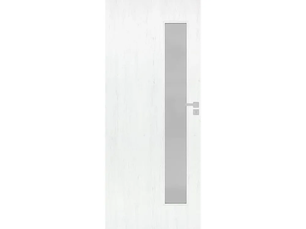 Interiérové dveře Naturel Deca levé 80 cm borovice bílá DECA10BB80L Weekendaanbieding