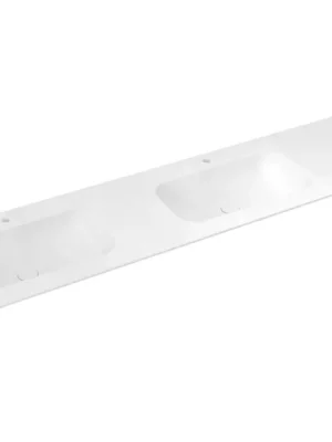 Aanbieding ARUBA dvojumyvadlo, Rockstone, 220x51,5cm, levé, bílá mat