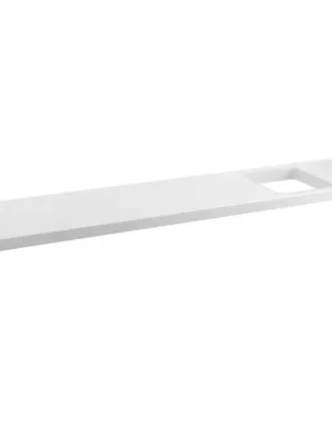 ABELINE polička rockstone 600mm, 2x otvor, bílá mat Zlevněný