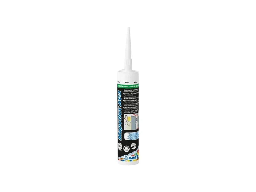 Seizoensaanbieding Mapeflex AC3 bílý akrylový tmel 310ml, 6PY000025