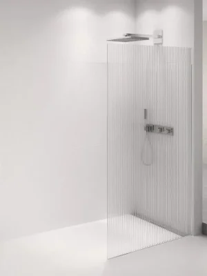 Aanbieding ARCHITEX CHROM sprchová zástěna 1462mm, sklo Flute