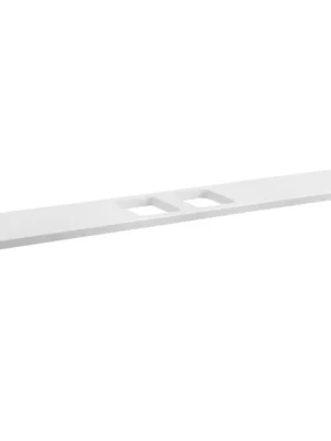 ABELINE polička rockstone 1000mm, 2x otvor, bílá mat Speciale Akce