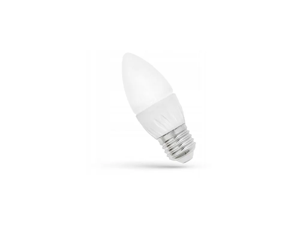 Aanbieding LED žárovka Studená E-27 230V 6W svíčka 13062