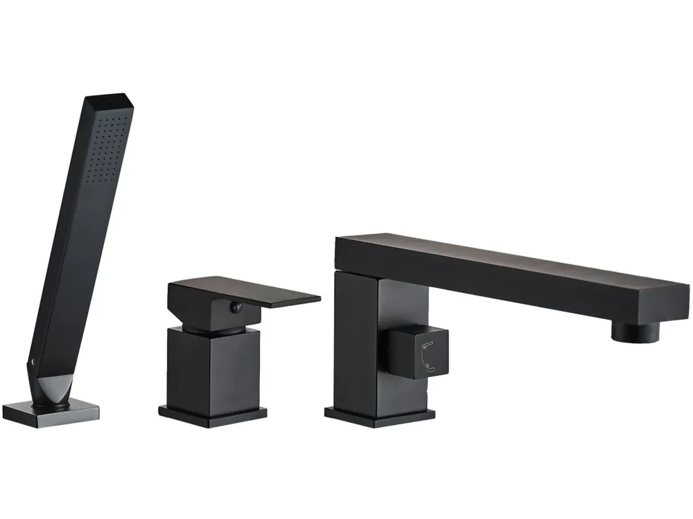 Uitverkoop Třídílná vanová baterie REA GLEN - matná černá