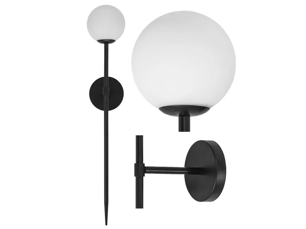 Moderní lampa Sconce černá 90cm APP581-1W Premium