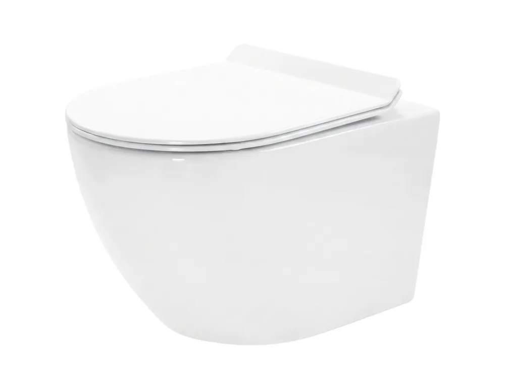 Tijdelijk Beschikbaar Závěsná WC mísa CARLO Flat Mini - bílá