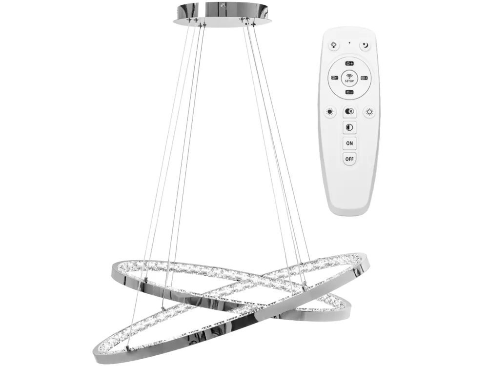 Beperkte Voorraad LED KRYSTALOVÁ ZÁVĚSNÁ LAMPA APP771-3CP