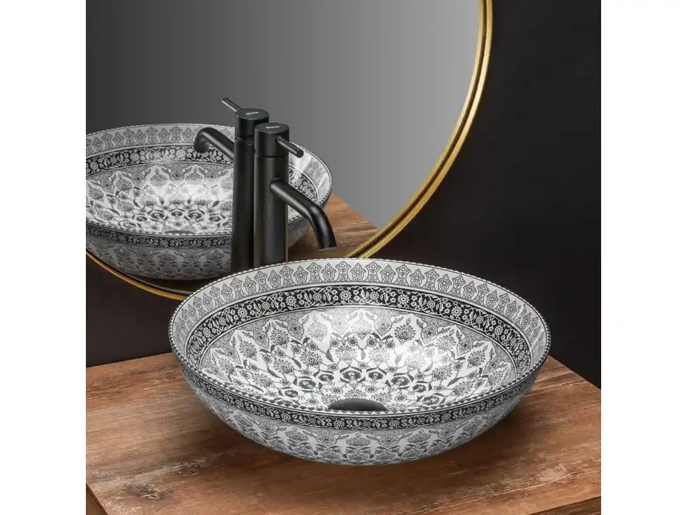 Aanbieding Umyvadlo na desku REA ARTE dark grey