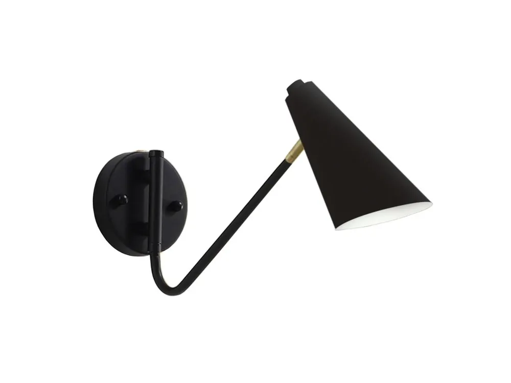 Goedkoop Nástěnné svítidlo APP1139-1W black GOLD