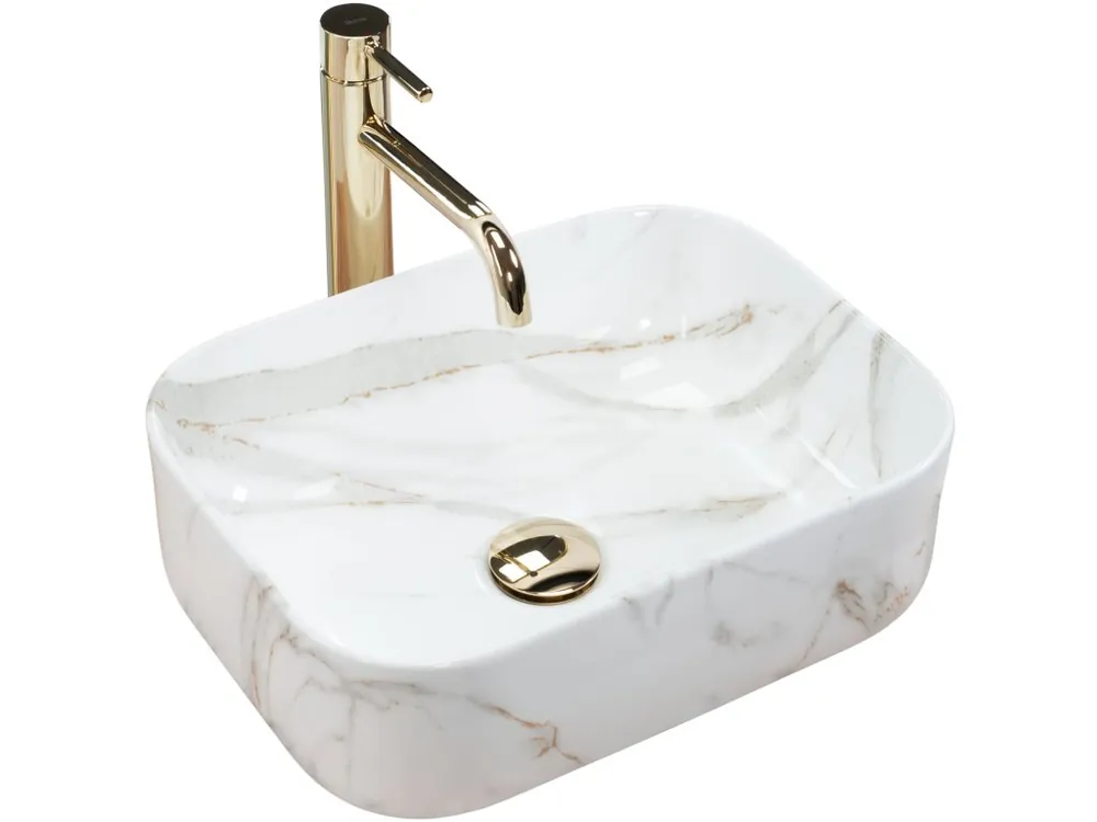 Umyvadlo na desku Rea Demi Mini Aiax Shiny Superprijs