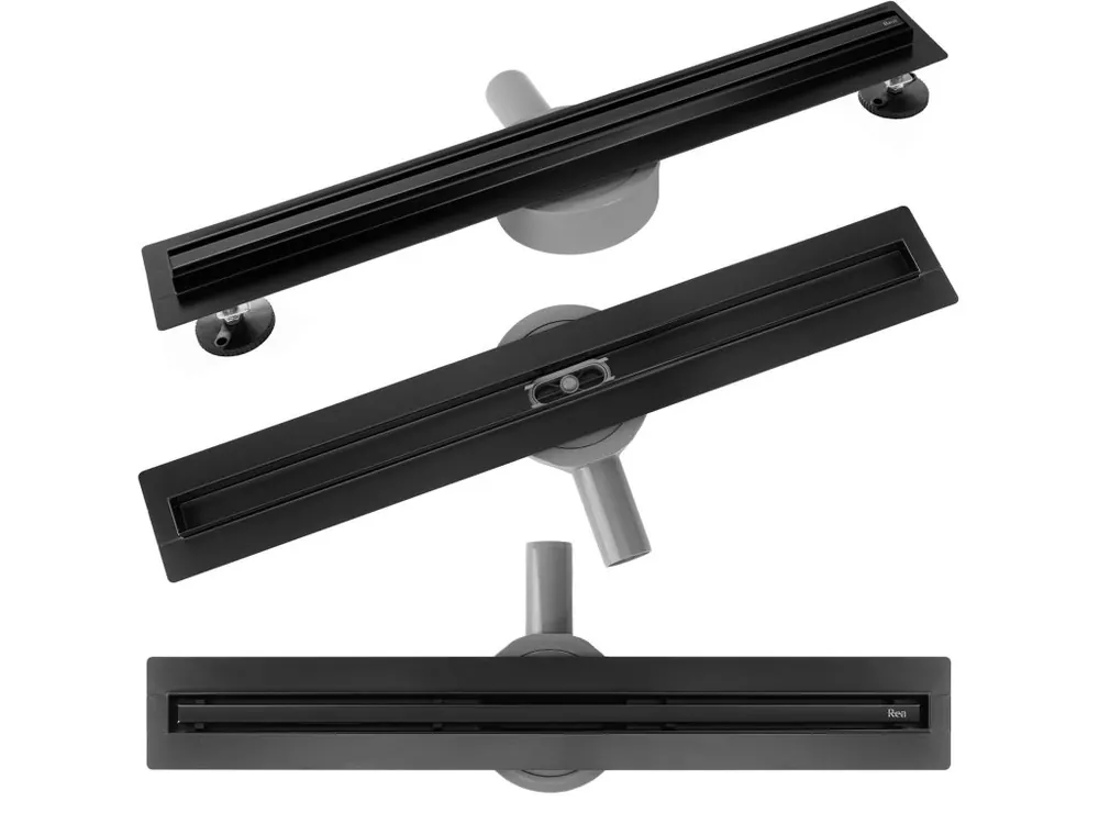 Odtokový žlab Neox Slim pro black 100 Premium