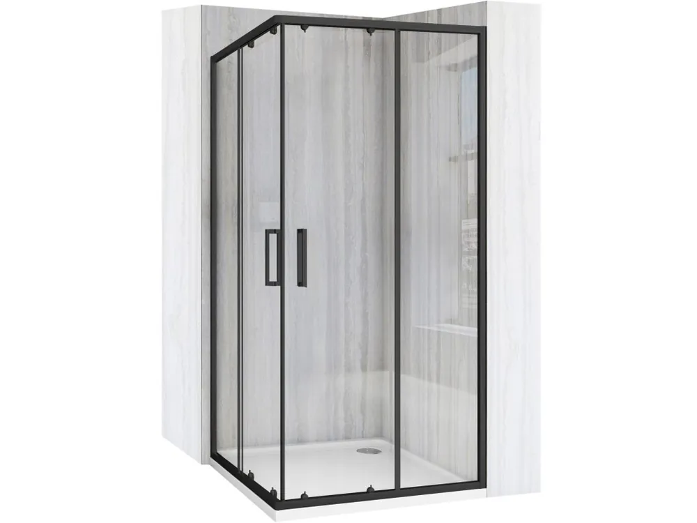Rechtstreeks Van De Fabrikant Sprchový kout REA City 90x90 Black