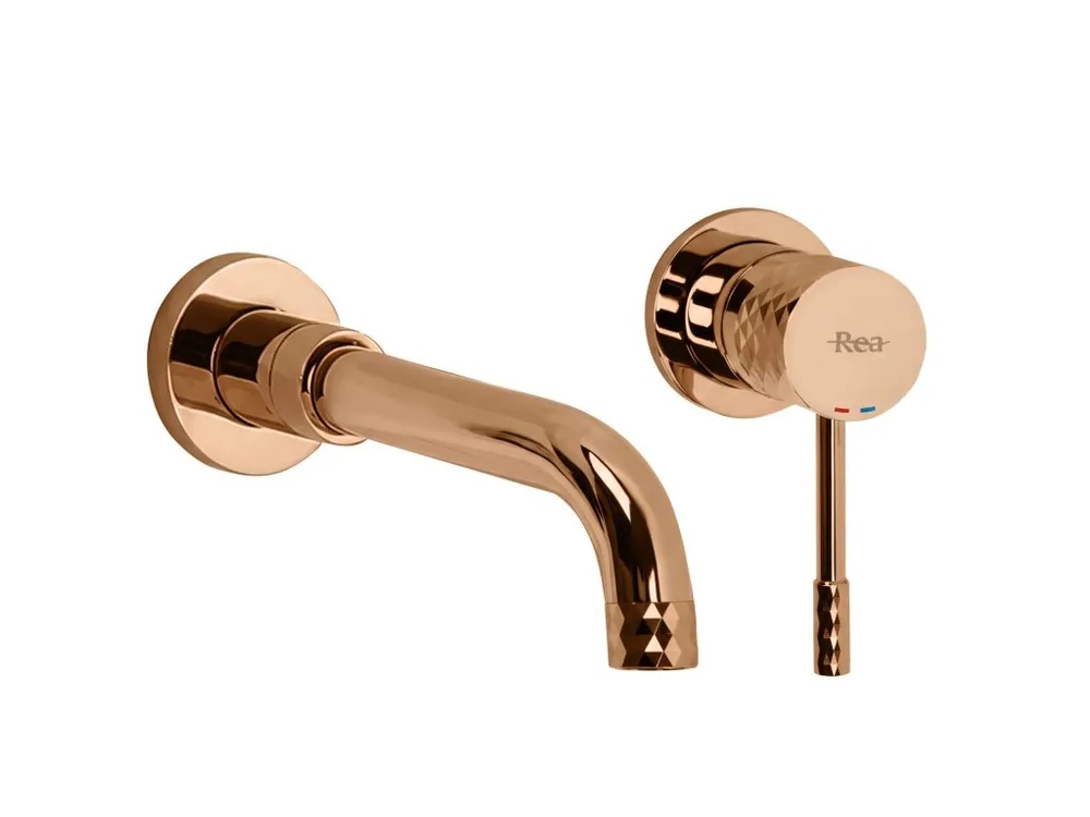 Betrouwbaar Podomítková umyvadlová baterie REA LUNGO Diamond Copper + BOX
