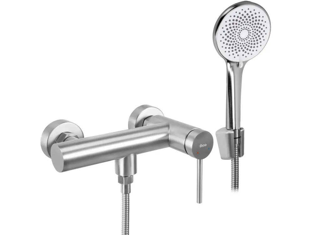 Gereduceerde Prijs Sprchová baterie REA Foss/Clif Brush Nickel
