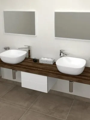 Aanbieding AVICE deska pod umyvadlo 180x50cm, tl.5cm, dub tmavý