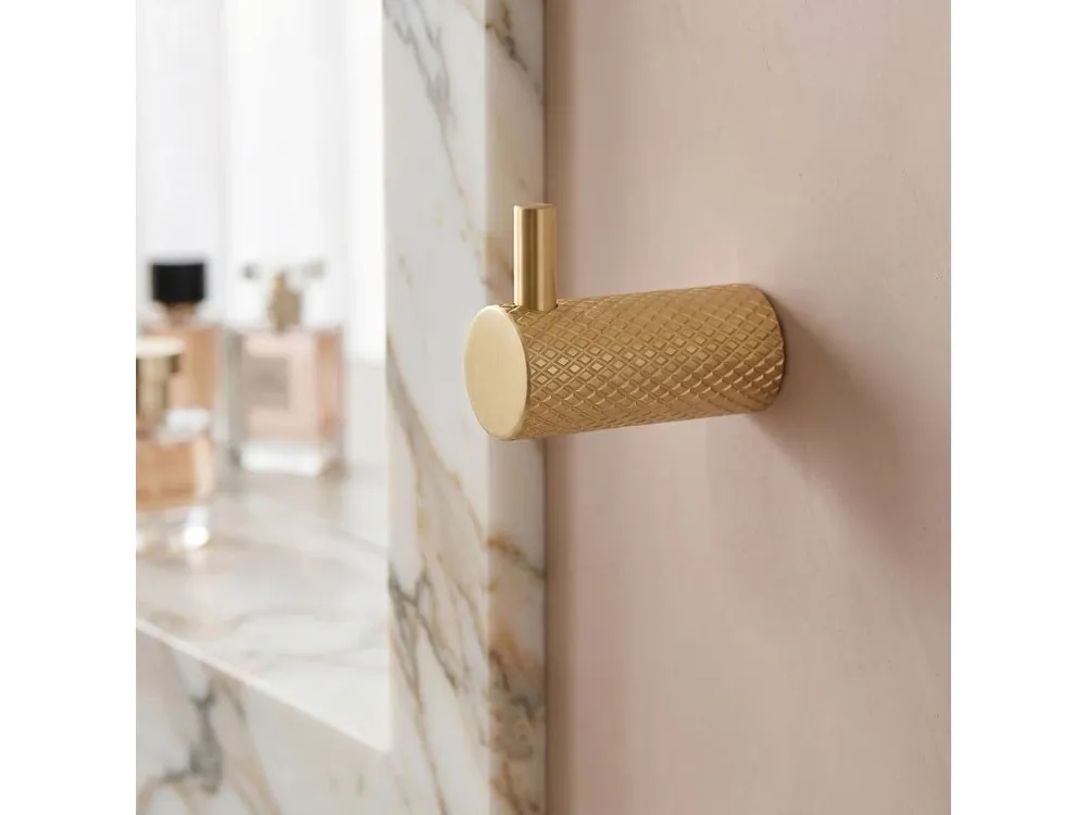 Koupelnový háček A62305BG OTTO Brush Gold Beperkte Voorraad