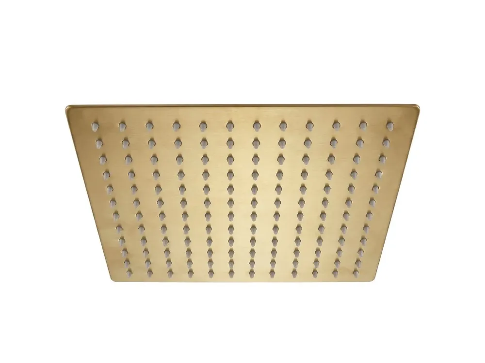 Favoriet Čtvercová hlavová sprcha REA JS-P015BG 30cm Brush Gold