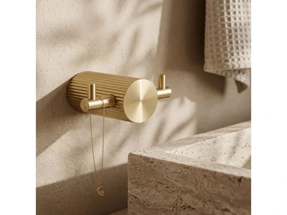 Nieuw Koupelnový háček 64104A SOLO Brush Gold