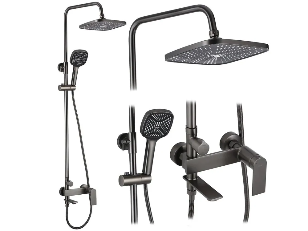 Speciale Aanbieding Sprchový set REA STORM Titanium