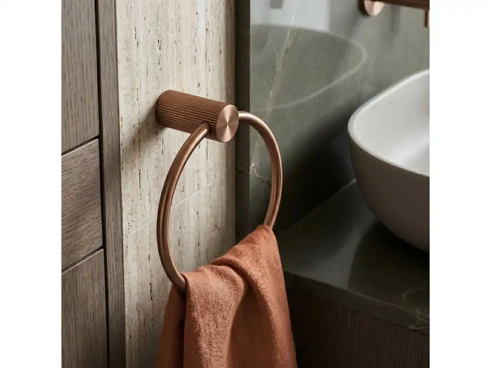 Fabrieksprijs Koupelnový věšák Ring 64106 SOLO Brush Copper