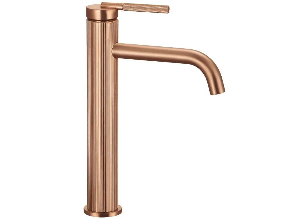 Premium Umyvadlová baterie REA Argon Brush Copper high