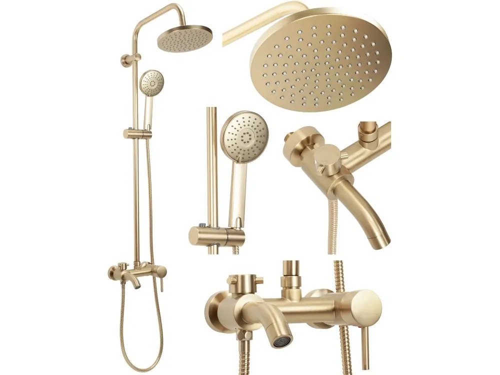 Sprchový set Rea Luis Gold Brush Goedkoop