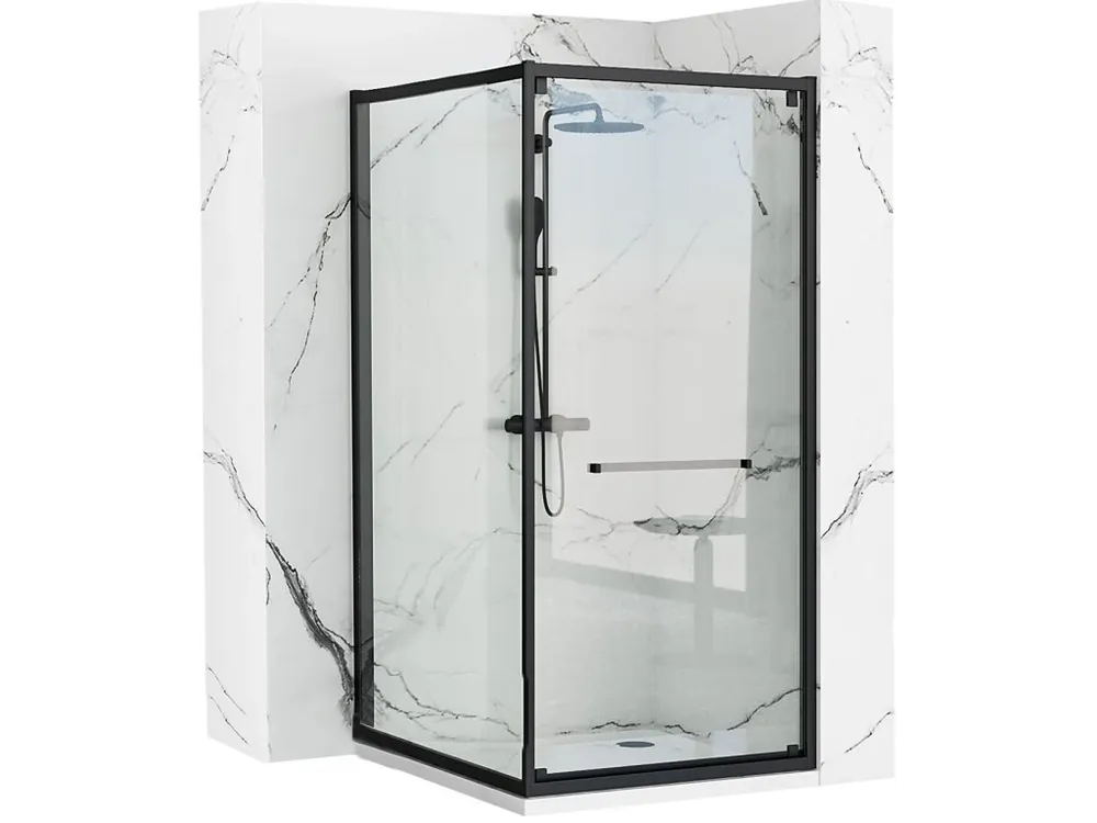Sprchový kout Rea Space In ČERNÝ 80x100 Aanbieding