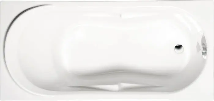 Adriana obdélníková vana 160x74x45 cm, bílá (43111) Direct Beschikbaar