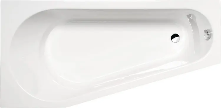Projekta L asymetrická vana 160x80x44 cm, bílá (20111) Voordeelprijs