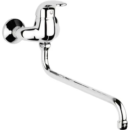 Tamigi - dřezová nástěnná baterie, kulaté ústí 300 mm, rozteč 150 (TM02B) Poslední Šance
