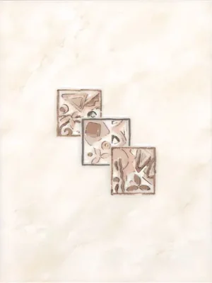 Lucie - inzerto 20x25 béžová lesklá (WITGX113) Snelle Levering