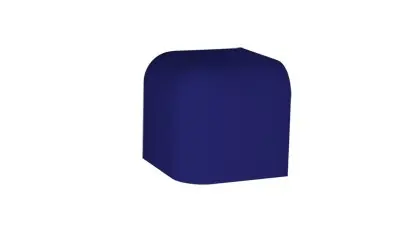 Color Two (RAL 2902035) - vnější roh 2,4x2,4 modrá matná, mrazuvzdorná (GTVR4005) Vysoce Kvalitní