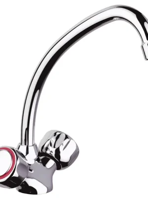 Zlevněný Rio - dřezová kohoutková stojánková baterie, kulaté ústí 200 mm (RI1556)