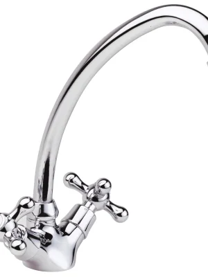 Kupte Ještě Dnes Rio II - dřezová kohoutková stojánková baterie, kulaté ústí 200 mm (RK1556)