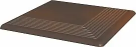 Beperkt Aanbod Cloud brown stopnica narozna gladka - schodovka rohová 30x30 hnědá hladká (114443)