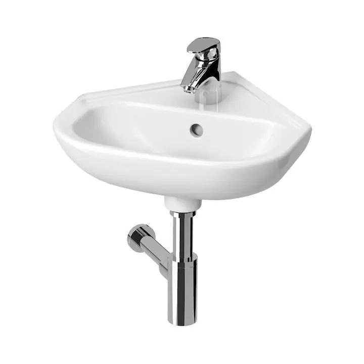 Bestel Nu Deep by Jika - umyvadlo rohové 55 cm, s otvorem pro baterii (H8166140001041)