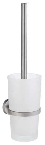 Betrouwbaar Home - WC štětka - sklo, matný chrom (HS333)